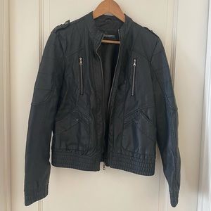 Faux Leather Jacket